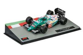 Benetton  - B186 #20 G, Berger 1986 green/white - 1:43 - Magazine Models - magF1B186 | Toms Modelautos