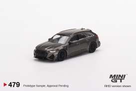 Audi  - ABT RS6-R daytona grey - 1:64 - Mini GT - MGT00479-L - MGT00479lhd | Toms Modelautos
