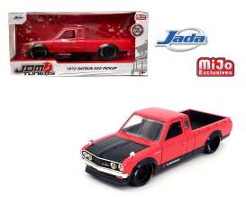 Datsun  - 620 pick-up 1972 red/black - 1:24 - Jada Toys - 34300 - jada34300 | Toms Modelautos