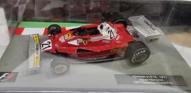 Ferrari  - 312T2 #21 G. Villeneuve 1977 red/white - 1:43 - Magazine Models - MagF1fer312T2-21 | Toms Modelautos
