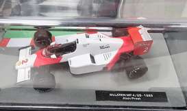 McLaren  - MP4/2B #2 Alain Prost 1985 white/red - 1:43 - Magazine Models - magF1McLaren4-2B | Toms Modelautos