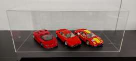 Accessoires diorama - Clear Display Case (no base). 2022 clear transparant - 1:8 - Triple9 Collection - T9-8clear | Toms Modelautos