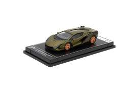 Lamborghini  - Sian verde gea-green - 1:64 - Kinsmart - H07 - KTH07 | Toms Modelautos