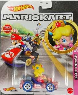 Mario Kart  - Baby Peach 2019  - 1:64 - Hotwheels - HDB30 - hwmvHDB30 | Toms Modelautos