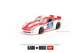 Nissan  - Fairlady Z white/blue/red - 1:64 - Mini GT - KHMG046 - MGTKHMG046 | Toms Modelautos