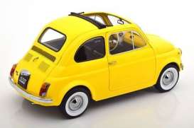 Fiat  - 500 1968 yellow - 1:12 - KK - Scale - KKDC120034 - kkdc120034 | Toms Modelautos