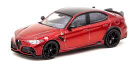 Alfa Romeo  - Giulia red - 1:64 - Tarmac - T64G-TL031-RE - TC-T64GTL031RE | Toms Modelautos