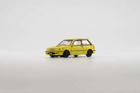 Toyota  - Starlet Turbo S EP71 1988 yellow - 1:64 - BM Creations - 64B0258 - BM64B0258rhd | Toms Modelautos