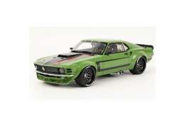 Ford  - ustang widebody by Ruffian 1970 green/black/red - 1:18 - Acme Diecast - US064 - GTUS064 | Toms Modelautos