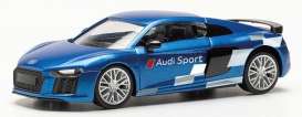 Audi  - R8 V10 blue - 1:87 - Herpa - H028516-003 - herpa028516-003 | Toms Modelautos