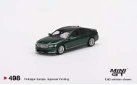 BMW  - Alpina B7 dark green - 1:64 - Mini GT - 00498-l - MGT00498Lhd | Toms Modelautos