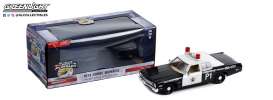 Dodge  - Monaco 1974 black/white - 1:24 - GreenLight - 85561 - gl85561 | Toms Modelautos