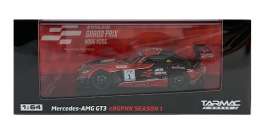 Mercedes Benz  - AMG GT3 red/black - 1:64 - Tarmac - T64-008-eRGP18 - TC-T64-008eRGP18 | Toms Modelautos