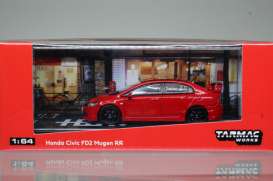 Honda  - Civic (FD2) 2008 red - 1:64 - Tarmac - T64-018RR - TC-T64-018RR | Toms Modelautos