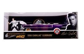 Cadillac  - Eldorado *Elvis Presley* 1956 purple - 1:24 - Jada Toys - 30985 - jada253255011 | Toms Modelautos