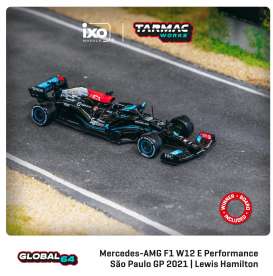 Mercedes Benz  - AMG W12 2021 black/silver - 1:64 - Tarmac - T64G-F037-LH2 - TC-T64G-F037LH2 | Toms Modelautos