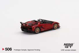 Lamborghini  - Aventador SVJ Roadster red - 1:64 - Mini GT - 00506-L - MGT00506lhd | Toms Modelautos