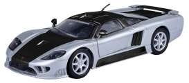 Saleen  - S7 2005 silver/black - 1:24 - Motor Max - 73279 - mmax73279s | Toms Modelautos