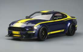 Shelby  - Super Snake 2021 blue/yellow - 1:18 - GT Spirit - GT871 - GT871 | Toms Modelautos