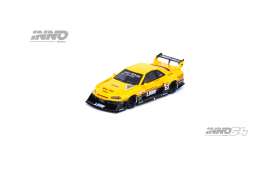 Nissan  - Skyline *LBWK* ER34 yellow/black - 1:64 - Inno Models - in64R-ER34-YL - in64RER34YL | Toms Modelautos