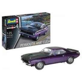 Plymouth  - Cuda 1970  - 1:25 - Revell - Germany - 07664 - revell07664 | Toms Modelautos