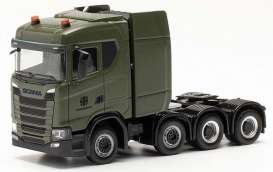 Scania  - CS20 ND matt green - 1:87 - Herpa - H746939 - herpa746939 | Toms Modelautos