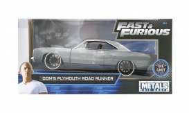 Plymouth  - Roadrunner Dom F&F primer grey - 1:24 - Jada Toys - 253203054 - jada253203054 | Toms Modelautos
