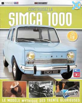 Simca  - Simca 1000  - 1:8 - Magazine Models - 8Simca - mag8Simca-47 | Toms Modelautos