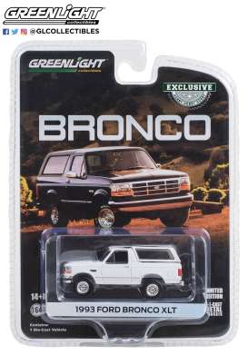 Ford  - Bronco XLT 1993 white - 1:64 - GreenLight - 30452 - gl30452 | Toms Modelautos