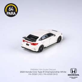Honda  - Civic Type R FL5 2023 white - 1:64 - Para64 - 55581 - pa55581lhd | Toms Modelautos