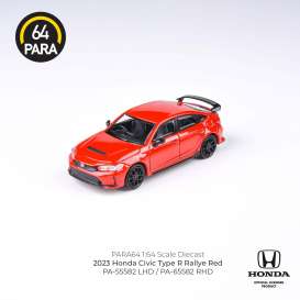 Honda  - Civic Type R FL5 2023 red - 1:64 - Para64 - 55582 - pa55582lhd | Toms Modelautos