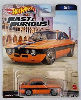 Alfa Romeo  - Giullia Sprint GTA F&F 1971 orange - 1:64 - Hotwheels - HKD29 - hwmvHKD29 | Toms Modelautos