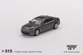 BMW  - 750Li grey - 1:64 - Mini GT - 00515-R - MGT00515Rhd | Toms Modelautos