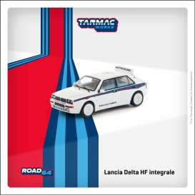 Lancia  - Delta HF Integrale white - 1:64 - Tarmac - T64R-TL049-MA6 - TC-T64R-TL049MA6 | Toms Modelautos