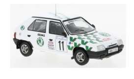 Skoda  - Favorit 1993 white/green - 1:43 - IXO Models - Rac414B - ixrac414B | Toms Modelautos