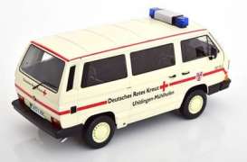 Volkswagen  - T3 Bus 1987 creme/red - 1:18 - KK - Scale - KKDC180968 - kkdc180968 | Toms Modelautos