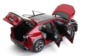 Toyota  - Bz4X 2022 supersonic red - 1:18 - SunStar - 5650 - sun5650 | Toms Modelautos