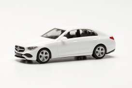 Mercedes Benz  - C Limousine white - 1:87 - Herpa - H421003-002 - herpa421003-002 | Toms Modelautos