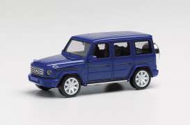 Mercedes Benz  - G blue - 1:87 - Herpa - H420280-002 - herpa420280-002 | Toms Modelautos