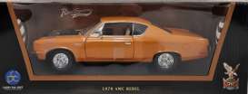 AMC  - Rebel Machine 1970 orange - 1:18 - Lucky Diecast - 92778 - ldc92778o | Toms Modelautos