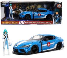 Toyota  - Supra 2020 blue/white - 1:24 - Jada Toys - 33676 - jada253255051 | Toms Modelautos