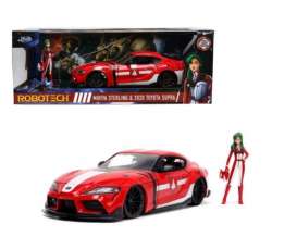Toyota  - Supra 2020 red/white - 1:24 - Jada Toys - 33679 - jada253255053 | Toms Modelautos