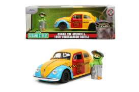 Volkswagen  - Beetle 1959 yellow/red/blue - 1:24 - Jada Toys - 32801 - jada253255059 | Toms Modelautos