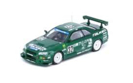 Nissan  - Skyline GT-R  green - 1:64 - Inno Models - in64-R34-PCFAL - in64R34PCFAL | Toms Modelautos