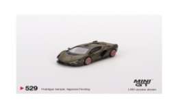 Lamborghini  - Sian matt army green - 1:64 - Mini GT - 00529-L - MGT00529LHD | Toms Modelautos