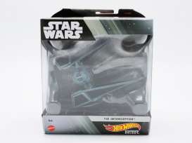 Star Wars  - Tie Interceptor blue - 1:50 - Hotwheels - HMH95 - hwmvHMH95 | Toms Modelautos