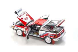 Toyota  - Celica 1991 red/white - 1:18 - Kyosho - 8961B0 - kyo8961B0 | Toms Modelautos