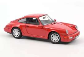 Porsche  - 911 Carrera 2 1990 red - 1:18 - Norev - 187320 - nor187320 | Toms Modelautos