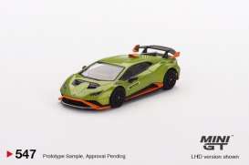 Lamborghini  - Huracan green - 1:64 - Mini GT - 00547-L - MGT00547LHD | Toms Modelautos