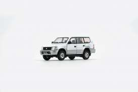 Toyota  - Land Cruiser Prado white - 1:64 - BM Creations - 64B0354 - BM64B0354rhd | Toms Modelautos